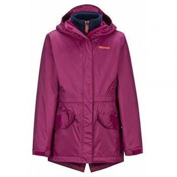Marmot Girl'S PreCip Eco Comp Chaqueta, Niñas, Purple Berry, Small