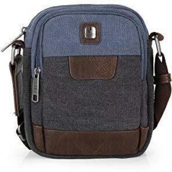 Gabol - Detroit | Bandolera Impermeable de Color Negro