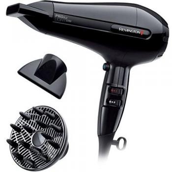 Remington Pro-Air AC6121DS 2200W Secador de Pelo Profesional Iónico con Motor AC, Negro