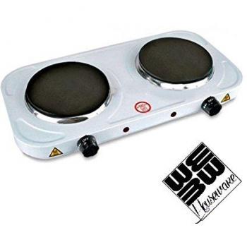 Cocina Hornillo eléctrico doble We Houseware BN3650 portátil
