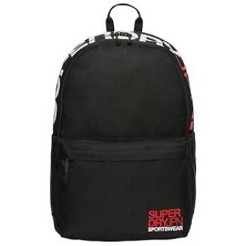 Superdry Unisex Black Logo Windyatcher Montana Backpack One Size