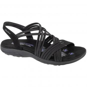 Sandalias Mujer Skechers Modelo Reggae Slim - Sunnyside Negra EU 37