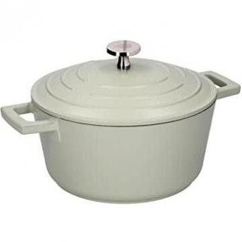 Cazuela Redonda Antiadherente de Aluminio Fundido 28cm/5L - Verde Menta