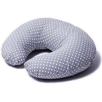 Niimo Cojin Lactancia Bebè Funda Cojin 100% Algodòn Extraíble y Lavable Almohada Multifuncional para Madre y Bebé Relleno de Fibra de Poliéster