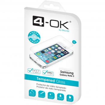 4-OK Glass Pro - Protector de Pantalla para Samsung Galaxy Note 5