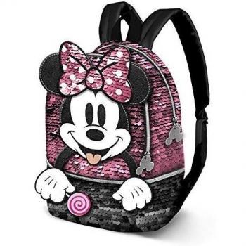 Mochila Lollipop Minnie Disney lentejuelas 32cm