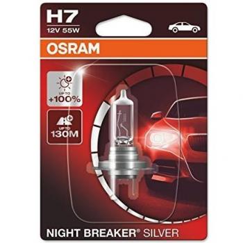 Bombilla Osram H7 Night Breaker Silver 55W12V+100