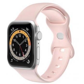 Celly Correa de Silicona para Apple Watch 42/44/45 mm en color rosa
