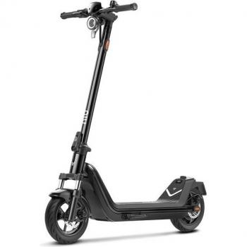 Patinete Eléctrico NIU KQi 300P Negro, Potente (450W Máx. 900W), Plegable y Homologado DGT