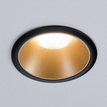 Paulmann Cole Foco Empotrable GU10 LED 6,5W Negro/Oro