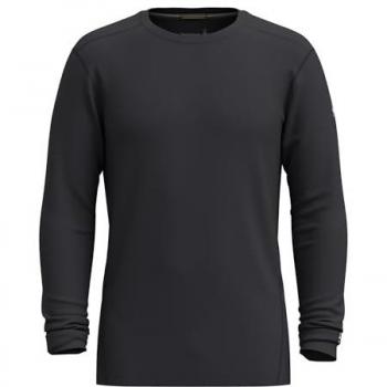 Camiseta interior de manga larga Smartwool Classic All-Season de merino para hombre y mujer, color blanco y negro, talla S