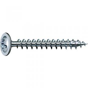 Tornillo Universales SPAX 4 x 13 mm, Cabeza de Panel, Cruciforme Z2, Galvanizado WIROX, 3000 Unidades