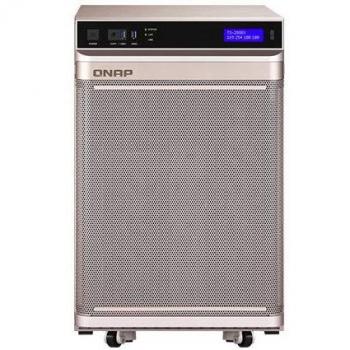 Servidor NAS QNAP TS-2888X-W2123 con procesador Intel Xeon 4 núcleos 3.6GHz, 32GB RAM, 28 bahías (20 SFF y 8 LFF) y conect