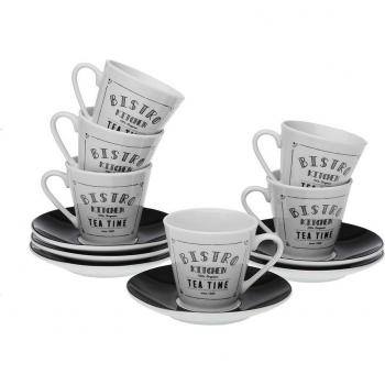 Set de 6 Tazas de Café Bistro Versa
