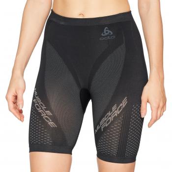 Odlo SUW Bottom Short Muscle Force Unterhose, Mujer, SUW Bottom Short Muscle Force, Black/Platinum Grey, Medium