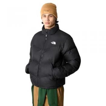 Cazadora Negra The North Face Saikuru, chaqueta para hombre, color negro con logo blanco, talla XS