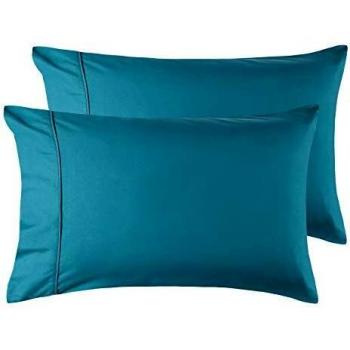 Funda Almohada de Microfibra for France Verde Azulado 50x70