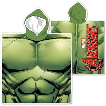 Poncho toalla Hulk Vengadores Avengers Marvel microfibra