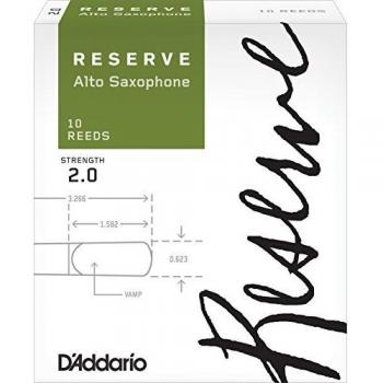 D'Addario RICO Alto Saxophone Reeds - Strength 2.0, Box of 10
