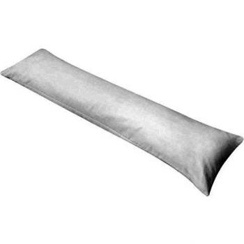 Almohada corporal para dormir de lado 40x145 cm blanca