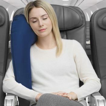 Almohada de Viaje Hinchable con Sujeción para Asientos InnovaGoods