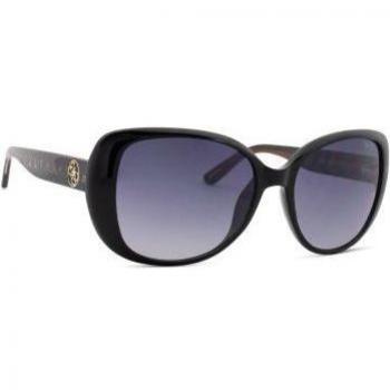 Guess Gradient Smoke Sunglasses Golden Frame Black Female 56 MM