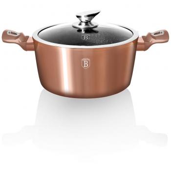 BERLINGERHAUS metálico cacerola con tapa 28 cm Rosegold