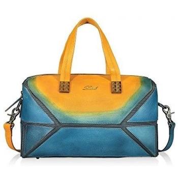 La Cle plegable vaca Bolso de cuero