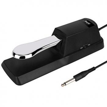 Mugig Pedal de Sustain Universal de Tipo Piano, la Parte Inferior con Goma Antideslizante, Perfecto para Piano digital, Teclado electrónico, Teclado controlador y Teclado Midi