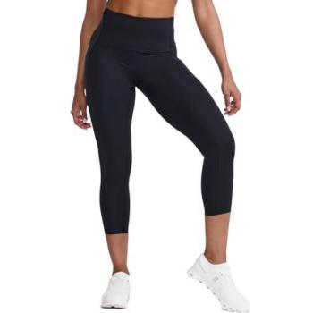 2XU Mallas de compresión Stash Hi-Rise 7/8 para mujer, color negro, talla XS