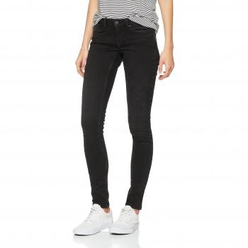 Noisy May Women's Black Eve Pocket Piping Jeans W25L30 to W25L32