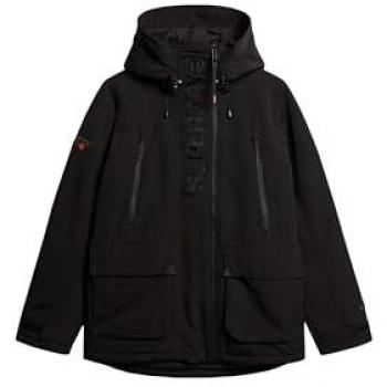 Superdry Ultimate Embroidered Windbreaker Jacket - Black - Men's Size L
