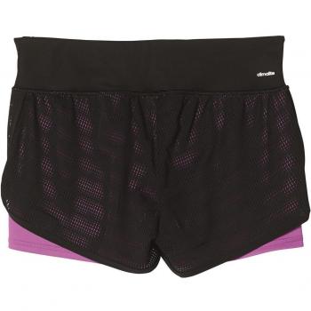 adidas Gym 2In1 Mesh S Short, Mujer, Negro