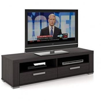 Mueble de TV con decoración de melamina en color antracita AMSTERDAM de 150 cm