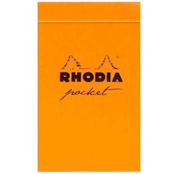 Cuaderno de bolsillo Rhodia 8228C - Cuadricula (5x5mm) - Naranja