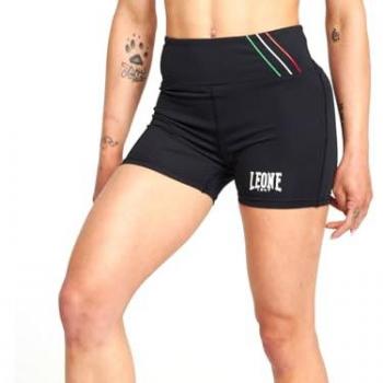 Mallas Cortas Leone1947 Flag Negro para Mujer