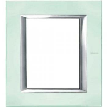 axolute - placca 3+3P cromo HA4826CR