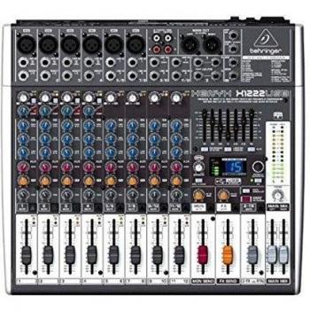 Behringer X1222USB Xenyx 16-Channel USB Mixer with Mic Preamps and Compressors