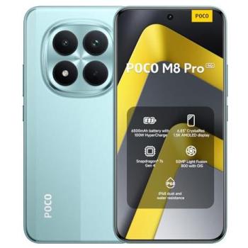 Smartphone Xiaomi POCO M8 Pro 5G - 12GB RAM / 512GB Almacenamiento - Pantalla AMOLED 6.83 - Batería de 6500mAh - Carga Rápida de