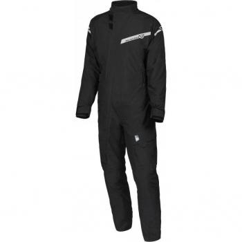 Macna Chubasquero Hydra 3.0 Negro, Traje de lluvia de motocicleta de una pieza - Negro (XL)