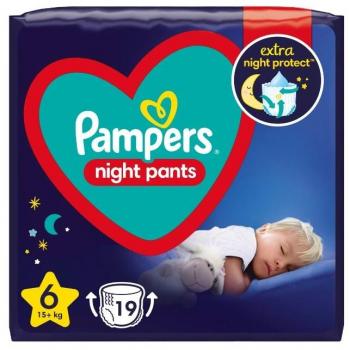 Pañales Pampers Night Pants Talla 6 Extralarge 15kg+ 19 Piezas