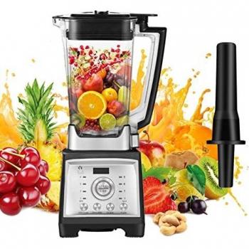 Batidora de Vaso, FiveFine Profesional Licuadora Poderoso 2000W con 8 Velocidades Ajustables, Batidora Smoothie Incluye 4 Programas Preestablecidos y 2 litros Jarra Tritan, 25000rpm, Sin BPA
