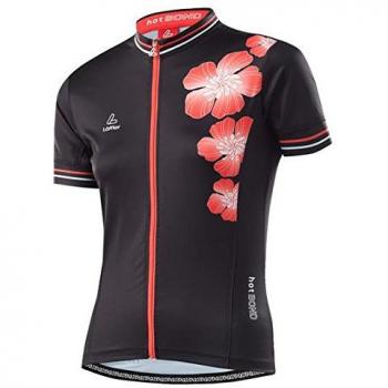 Löffler Hotbond - Maillot Manga Corta Mujer - Rojo/Negro Talla 38 2018