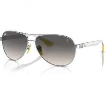 Ray-Ban RB8331M Asian Fit F08311 Men's Pilot Sunglasses Silver Size 61