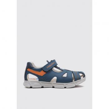 Pablosky - Sandalias cerradas de niño en piel con cierre adherente, modelo 513310, color azul