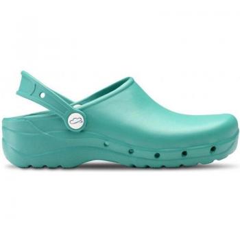 Zuecos Sanitarios Unisex Flotantes Verde Feliz Caminar