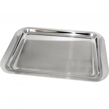 INOXIBAR Bandeja, Acero Inoxidable, 30 x 21 x 15 cm