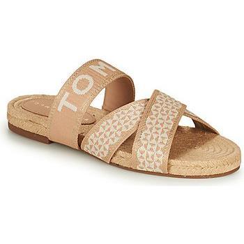 Tommy Hilfiger Espadrille Plano de Esparto para Mujer en Color Beige, Modelo Tommy Webbing Flat, Talla 37