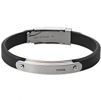 Fossil Pulsera de Hombre con Acero Inoxidable, circón