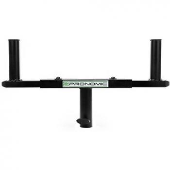 Pronomic BAT-02 T-soporte altavoces bifurcado para dos 2 altavoces adaptador